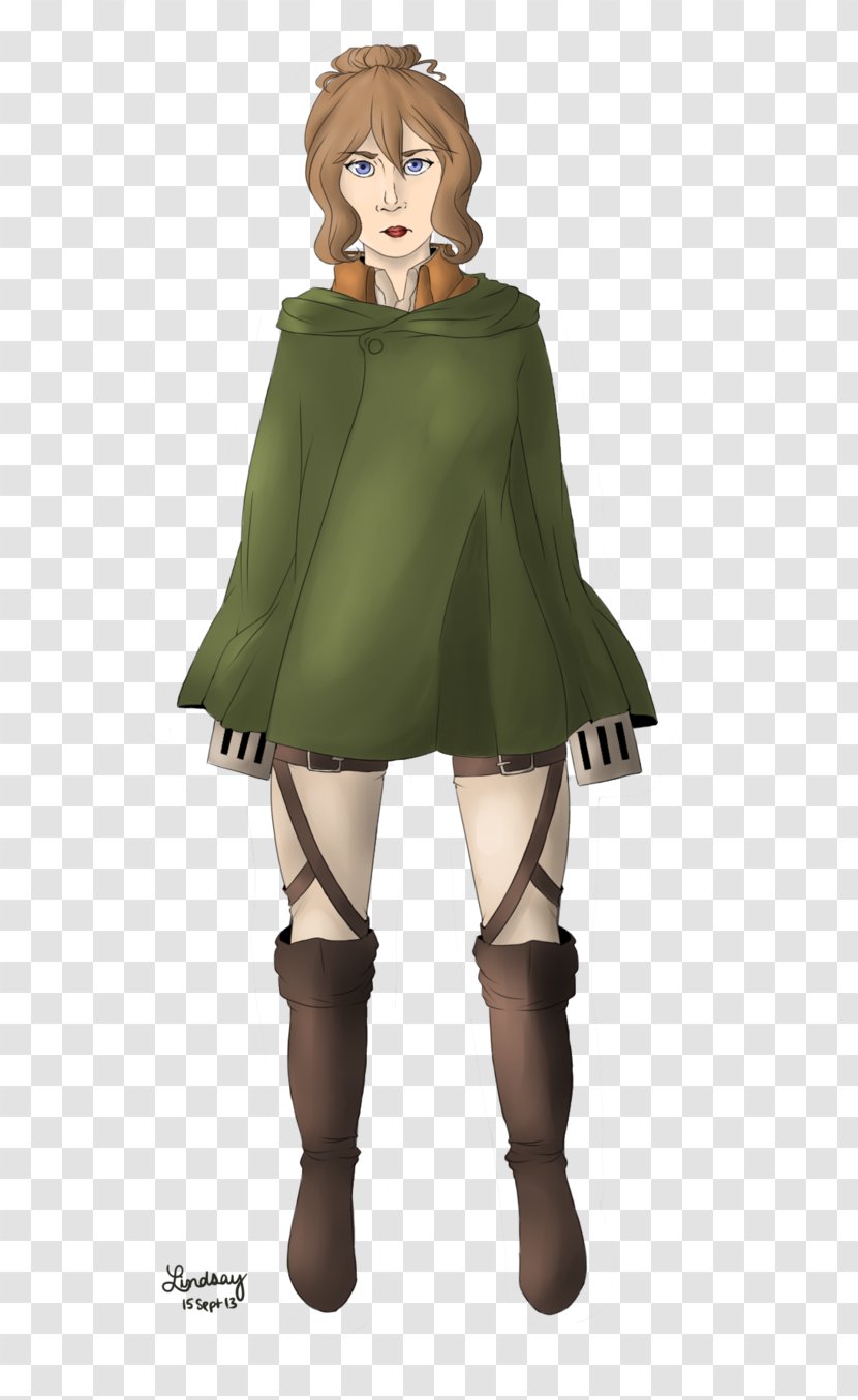 Brown Hair Figurine Character - Marianne Transparent PNG