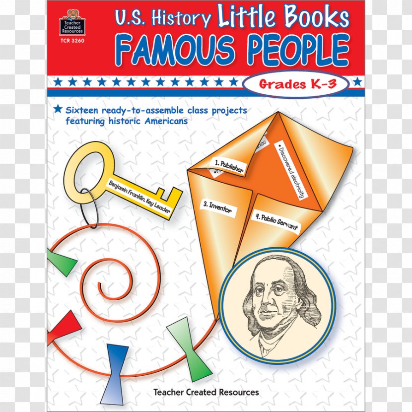 Famous Events: Grades K-3 U.S. History Little Books People United States Paper - Material - Book Transparent PNG