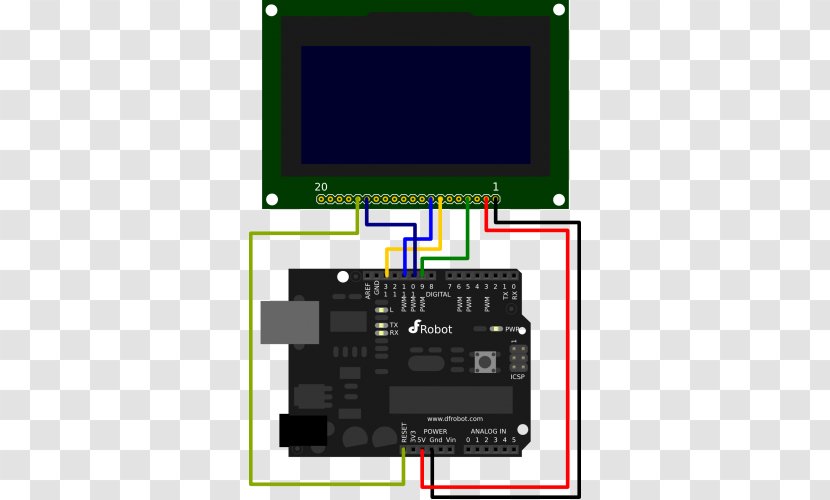 Arduino Sensor Microcontroller Push-button Servo - Electronic Device Transparent PNG