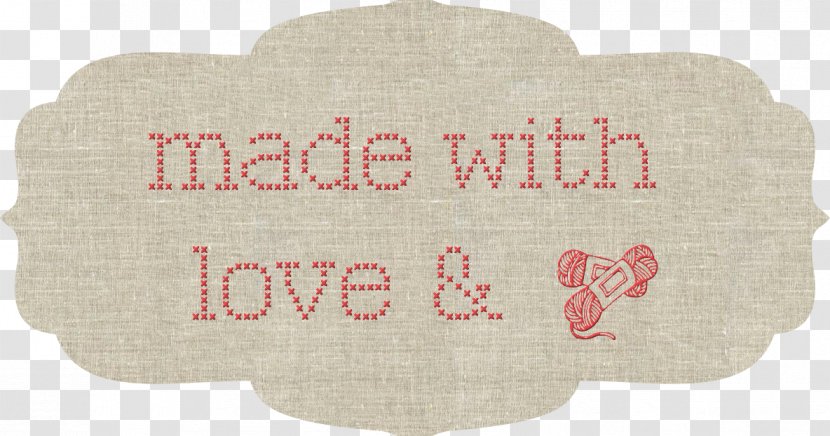 Love Textile Gift Scrapbooking Write-off - Coupon - Linen Background Transparent PNG