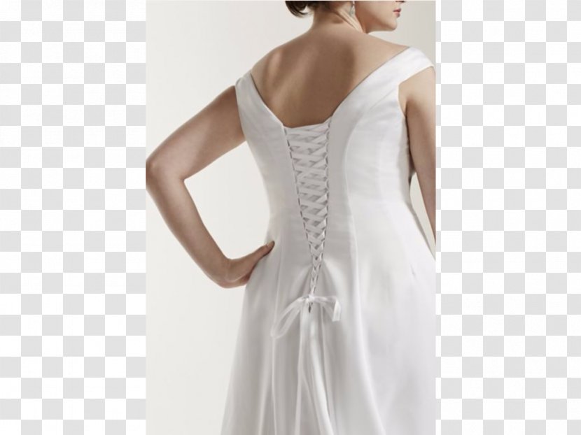 Wedding Dress Shoulder Satin Cocktail - Bridal Party Transparent PNG