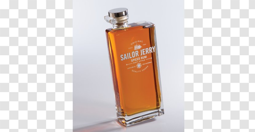 Liqueur Glass Bottle Whiskey - Sailor Jerry Transparent PNG