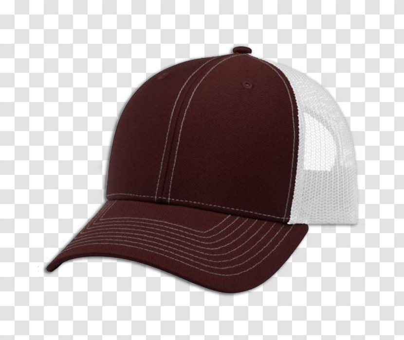 Baseball Cap Trucker Hat Maroon Product Design - Shape Transparent PNG