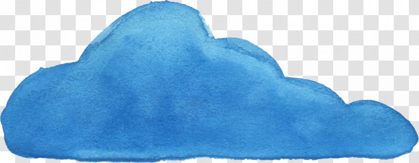 Blue Watercolor Painting Drawing Aqua - Shoe - Cloud Transparent PNG