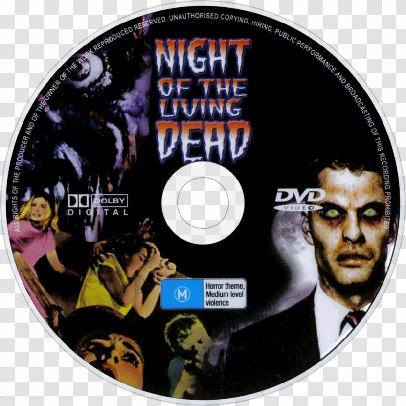 Night Of The Living Dead DVD YouTube Compact Disc - Art Transparent PNG
