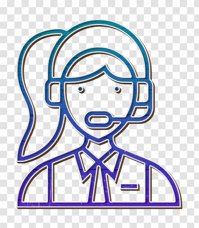 Clerk Icon Contact Icon Careers Women Icon Transparent PNG