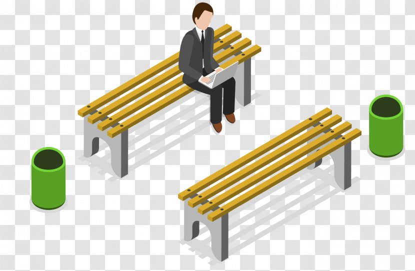 Bench Computer File - Furniture - A Man Sitting On Transparent PNG