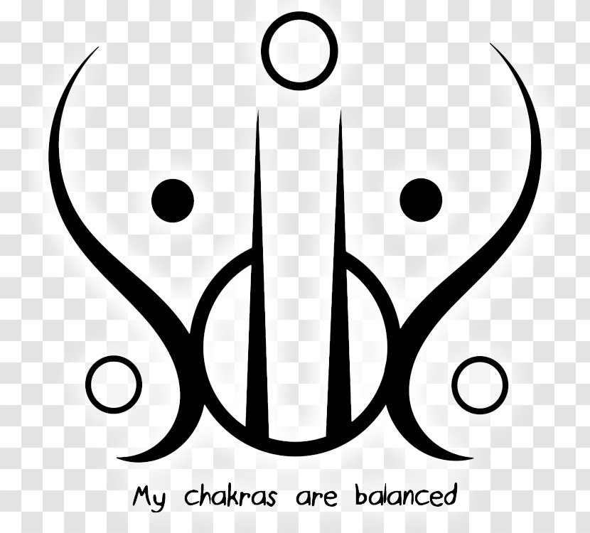 Sigil Witchcraft Magick - Monochrome - Chakra Symbols Transparent PNG
