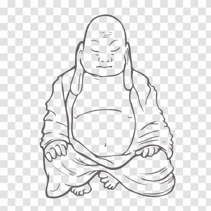 Buddhism Buddhahood U6cd5u8981 Buddharupa Illustration - Silhouette - Buddha Transparent PNG