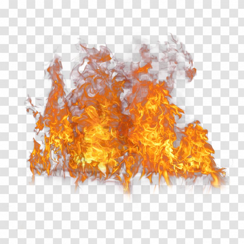 Flame Icon - Orange - A Bunch Of Flames Burning Transparent PNG