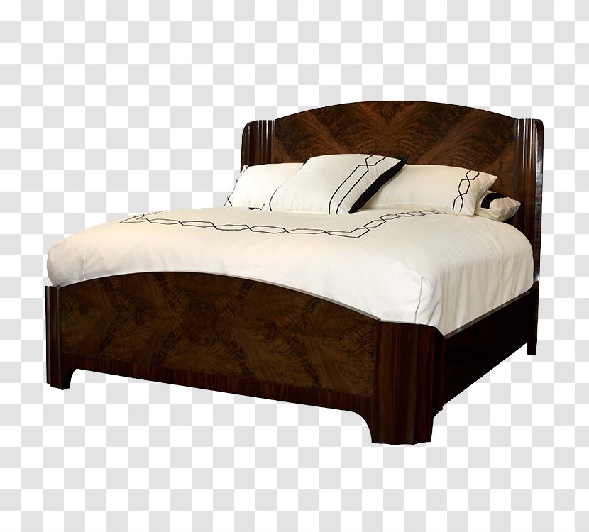 Nightstand Bedroom Furniture Sleigh Bed - Creative Pattern Transparent PNG