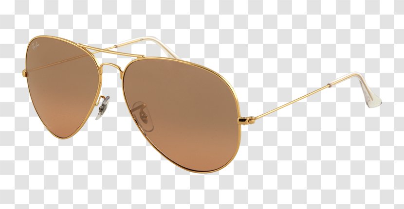 Aviator Sunglasses Ray-Ban Flash Classic - Brown - Ray Ban Transparent PNG