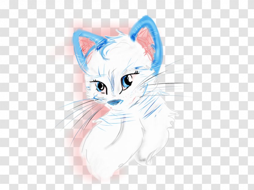 Whiskers Domestic Short-haired Cat Illustration Sketch - Flower - WOO Transparent PNG