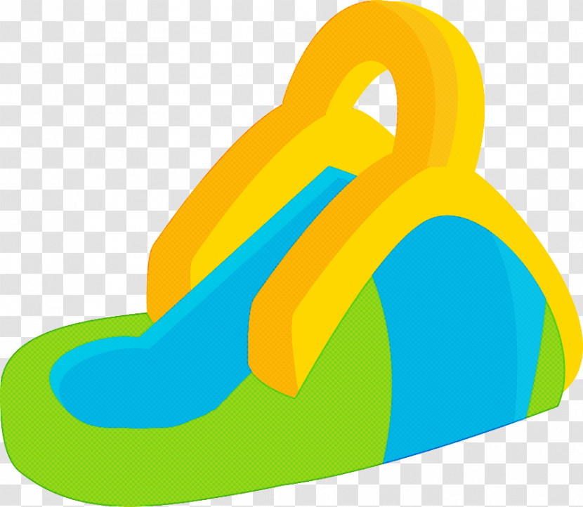 Yellow Line Shoe Microsoft Azure Geometry Transparent PNG