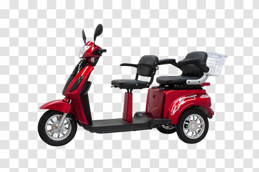 Electric Motorcycles And Scooters Vehicle Wheel - Motorized Tricycle - Scooter Transparent PNG
