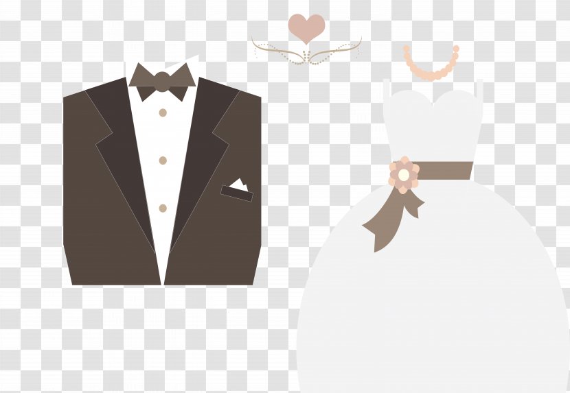 Wedding Bridegroom Illustration - Dress - Cover Page. Transparent PNG