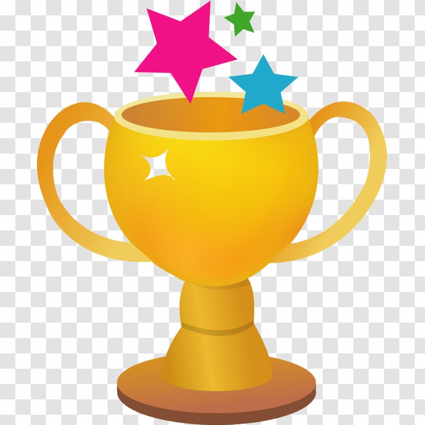 Cartoon Flat Design - Award - Excellent Trophy Transparent PNG