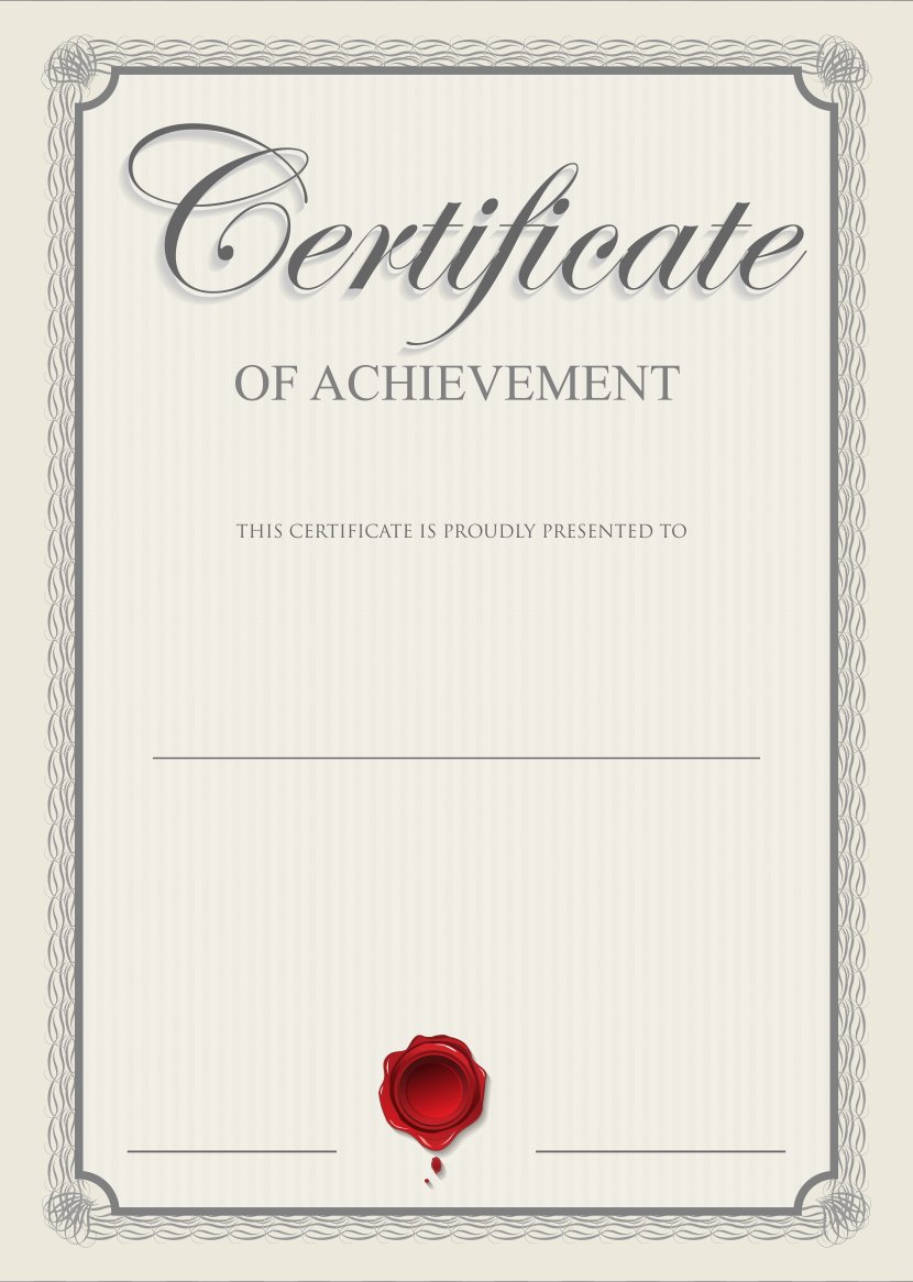 Academic Certificate Template Clip Art - Rectangle - Image Transparent PNG