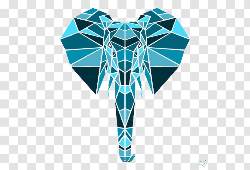 Rhinoceros Geometry Elephant Animal Shape Transparent PNG