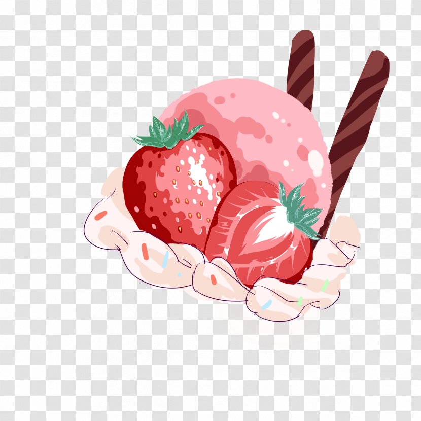Strawberry Diet Food Superfood Vegetable - Cartoon Transparent PNG