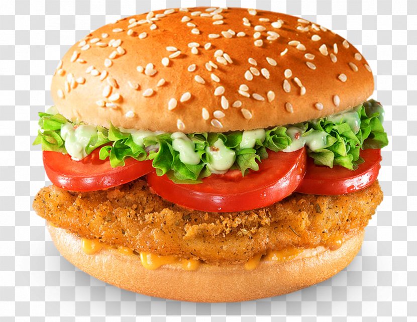 Whopper Cheeseburger Hamburger Fast Food Chicken - Dish Transparent PNG