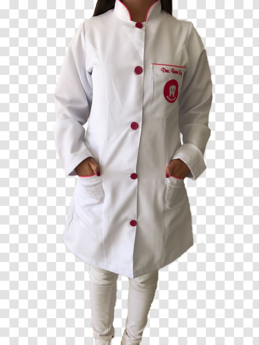 Lab Coats White Chef's Uniform Jacket Sleeve - Coat - Odonto Transparent PNG