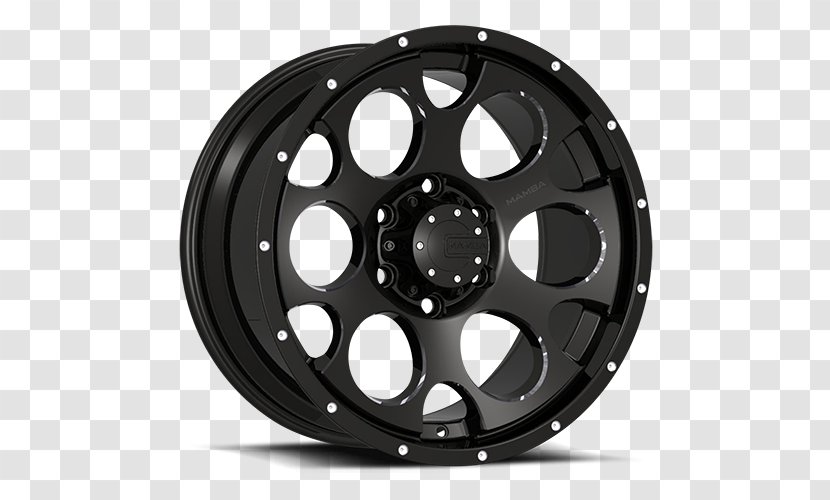 Alloy Wheel Car Tire Rim - Auto Part - New Glossy Black Transparent PNG