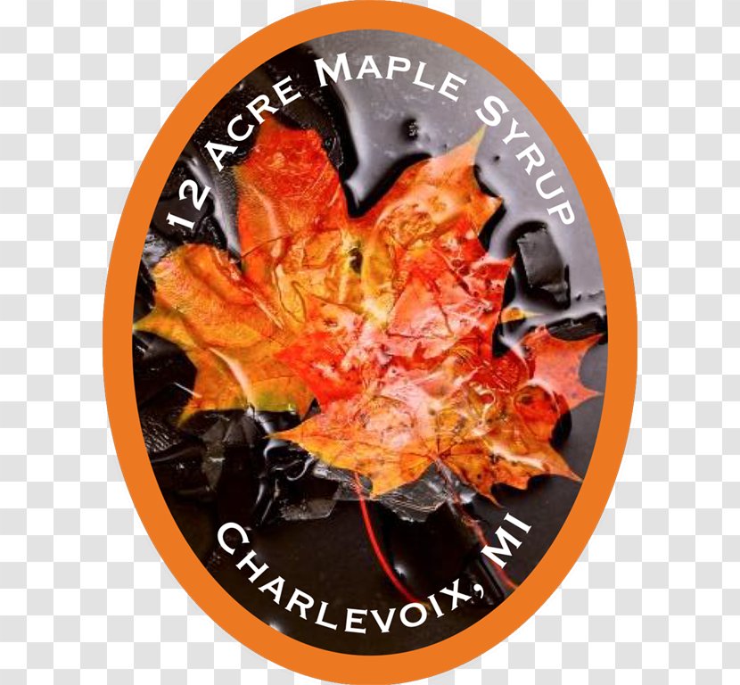 Charlevoix Marquette Maple Syrup Label Sticker - Barrel Transparent PNG
