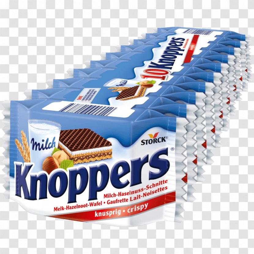 Storck Knoppers Minis Wafer August 8 X 25g - Candy Transparent PNG