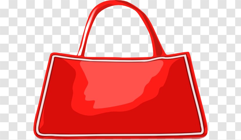 Handbag Clip Art - Red - Bag Transparent PNG