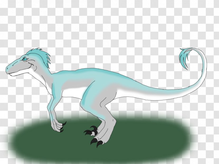 Velociraptor Cartoon Tail Carnivora - Organism Transparent PNG