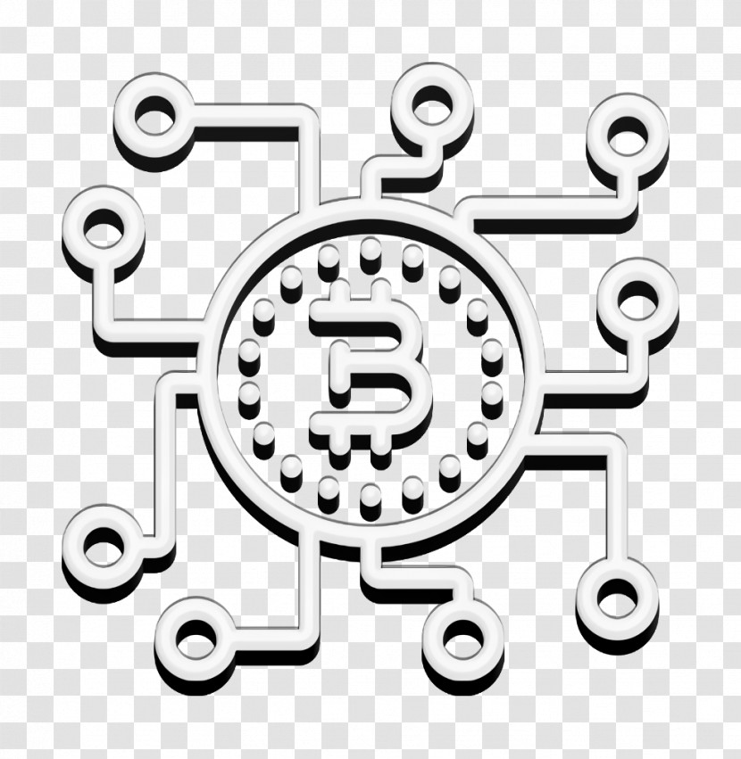 Bitcoin Icon Blockchain Icon Crypto Currency Icon Transparent PNG
