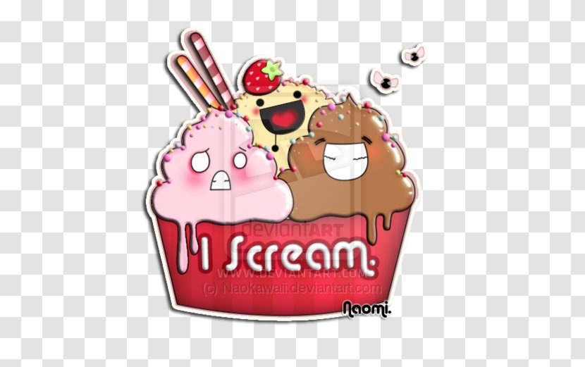 Birthday Cake Ice Cream Food Flavor - Text Transparent PNG