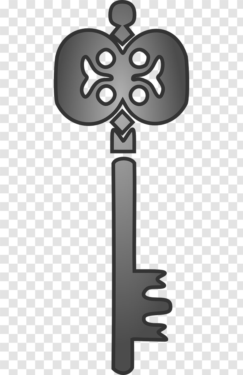 Skeleton Key Lock Clip Art - Padlock Transparent PNG