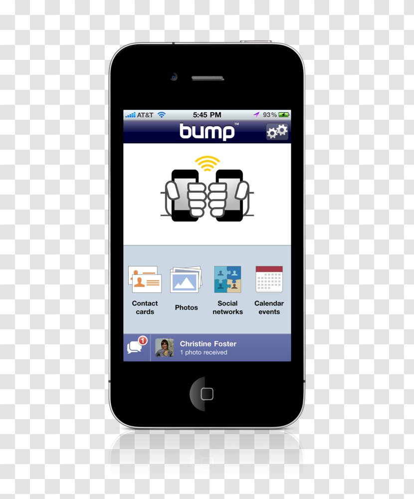 Smartphone Bump Mobile App AlternativeTo IPhone - Electronics Transparent PNG