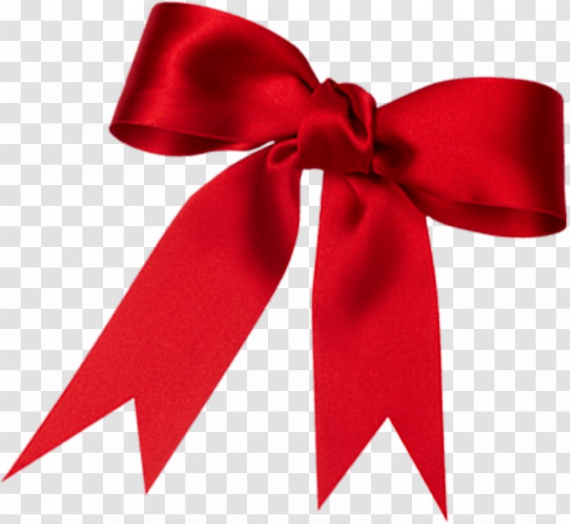 Clip Art Image Red Ribbon - Christmas Day Transparent PNG