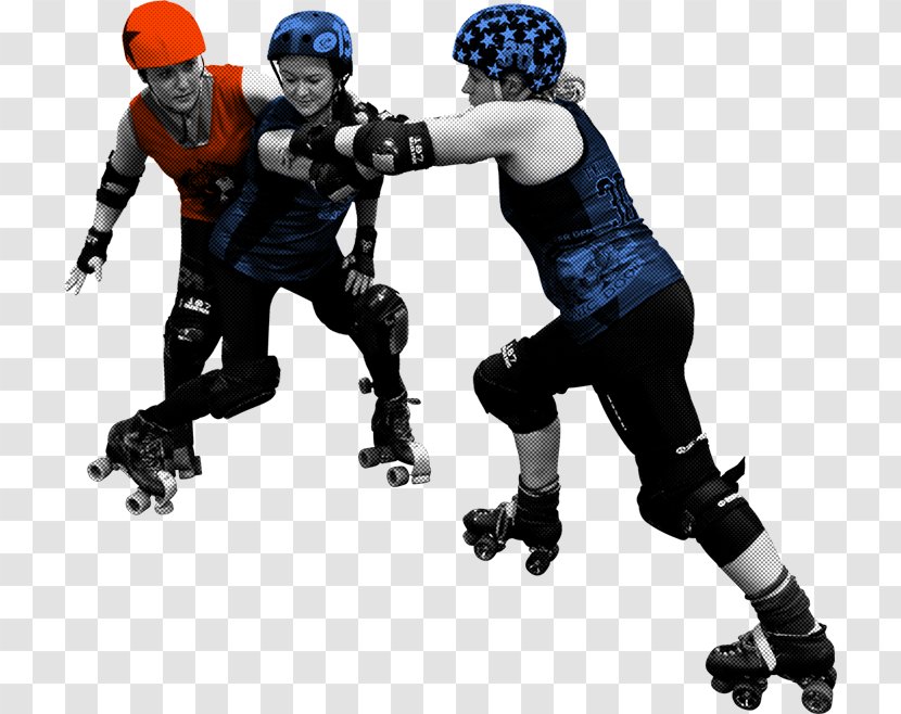 Helmet Roller Derby Protective Gear In Sports Skates - Headgear Transparent PNG