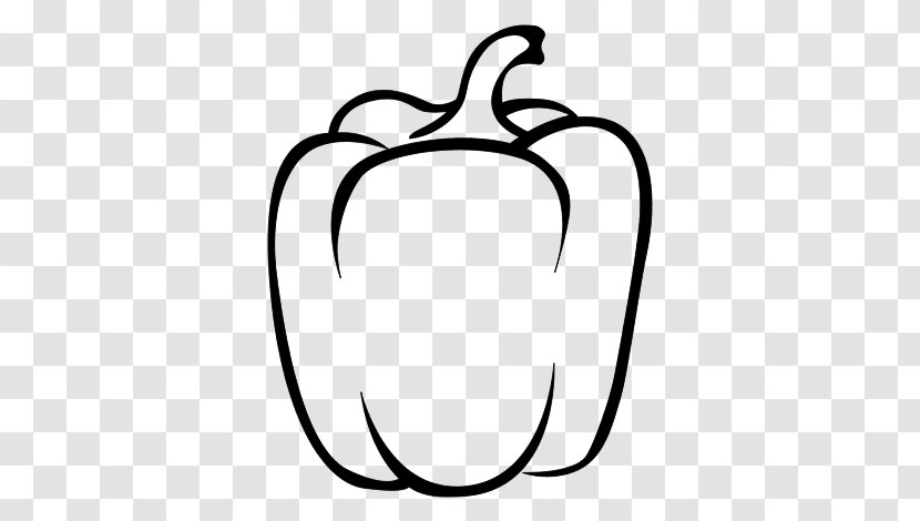 Tomato Soup Chili Pepper Drawing Bell Black - Frame Transparent PNG