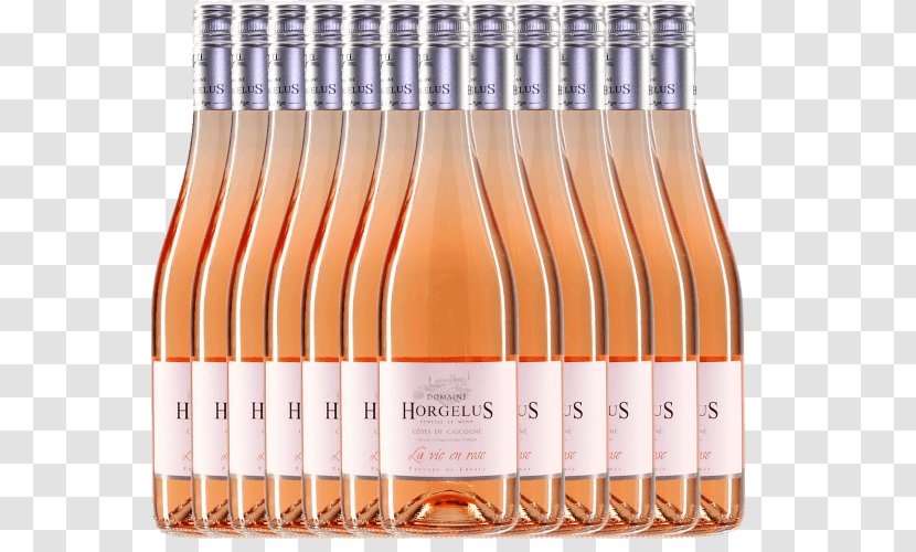 White Wine ROSE Dom. Horgelus Red Sauvignon Blanc - Beer Bottle Transparent PNG