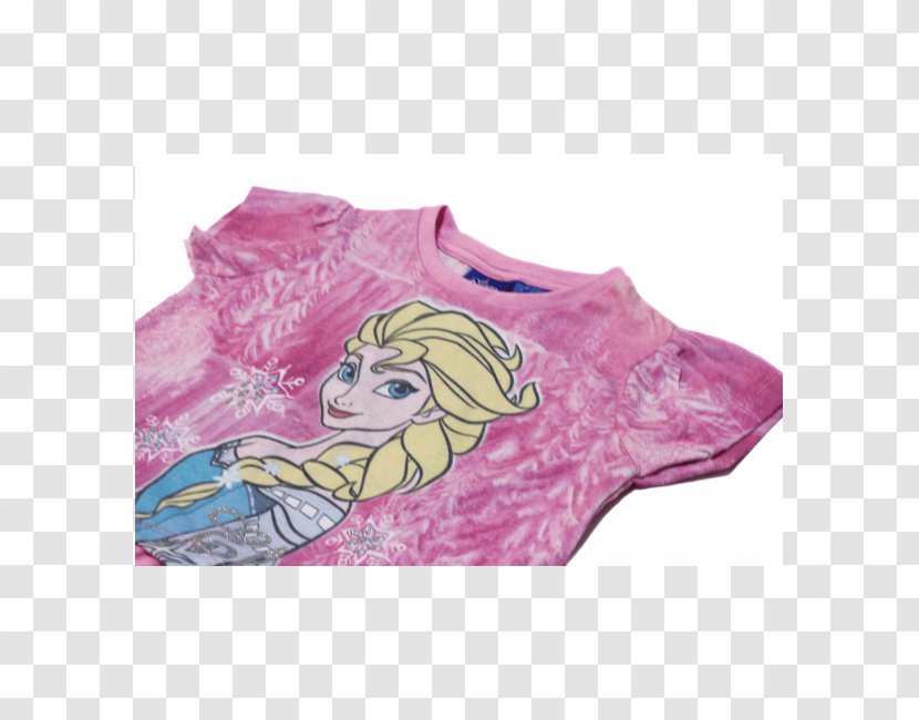 Sleeve T-shirt Textile Pink M Character - T Shirt - Frozen Baby Transparent PNG