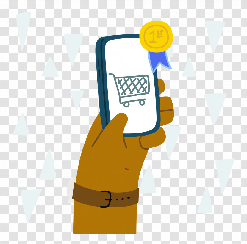 Shopping Mobile Hand Transparent PNG