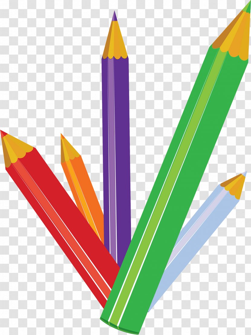 Pencil Writing Implement Line Angle - Triangle - Vector Transparent PNG