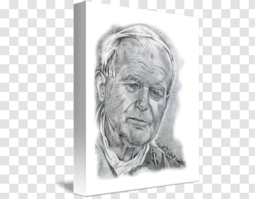 Nose Figure Drawing Forehead Sketch - Self Portrait - Pope John Paul Ii Transparent PNG