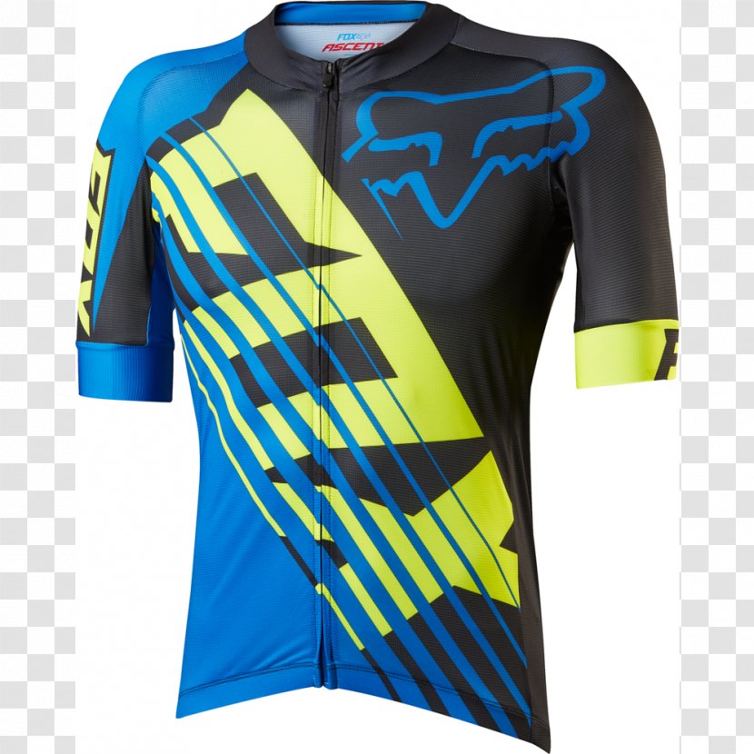 T-shirt Cycling Jersey Fox Racing - Sports Uniform Transparent PNG