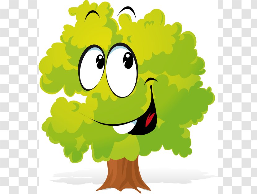 Fruit Tree Arborist Clip Art - Cartoon - Smiley Plant Cliparts Transparent PNG