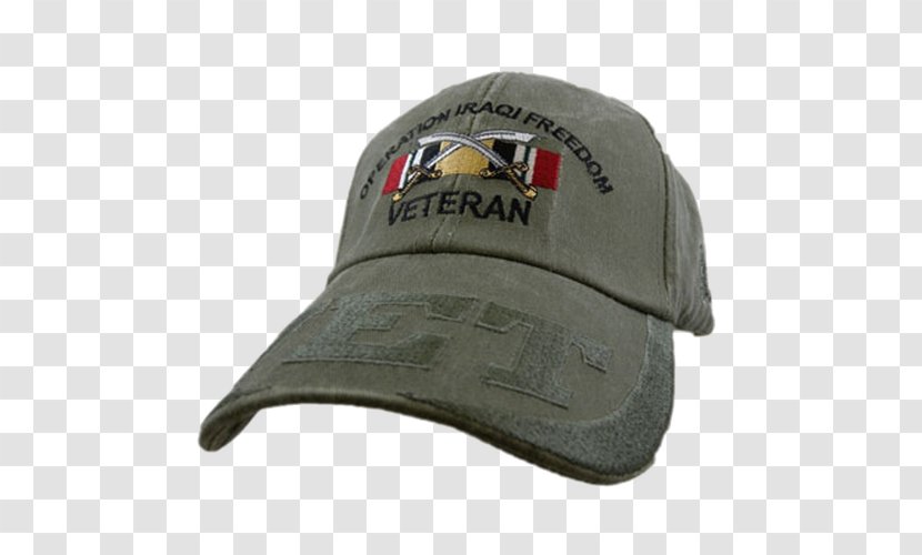 Baseball Cap Iraq War Gulf Operation Enduring Freedom - Soldier Transparent PNG