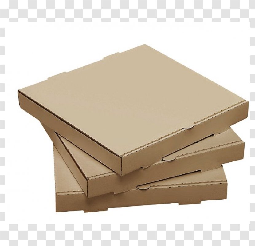 Pizza Box Packaging And Labeling Kraft Paper Transparent PNG