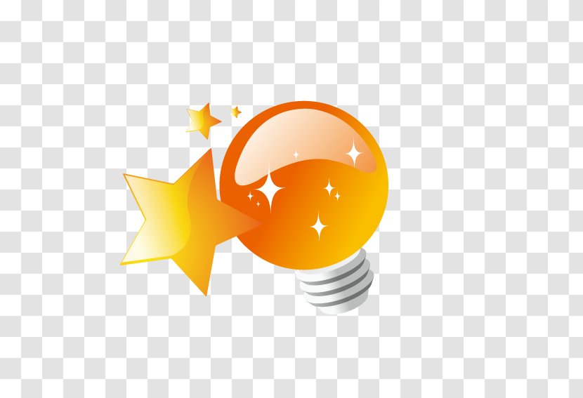 Lamp Pentagram - Incandescent Light Bulb Transparent PNG
