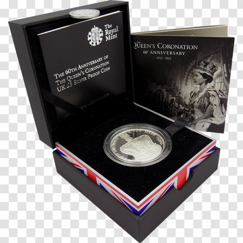 Coin Silver Ammonite Press Elizabeth II Transparent PNG