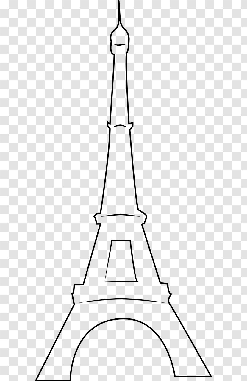Eiffel Tower Black And White Drawing Photography Transparent PNG